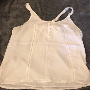 Delicate and light white tank top